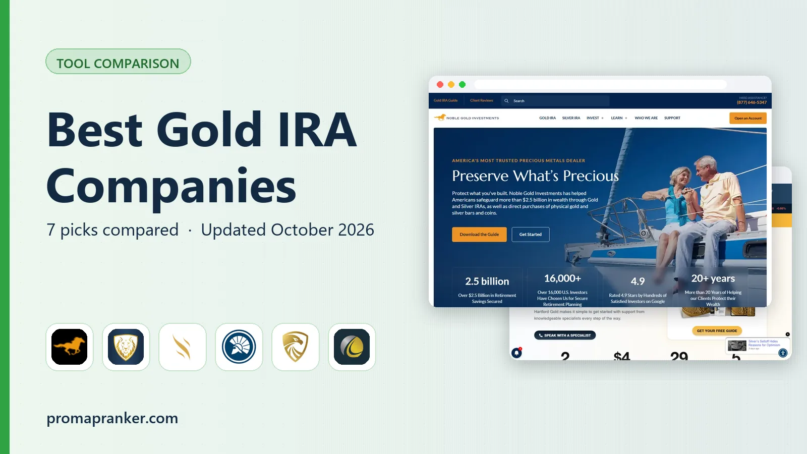 Best Gold IRA Companies in 2026
