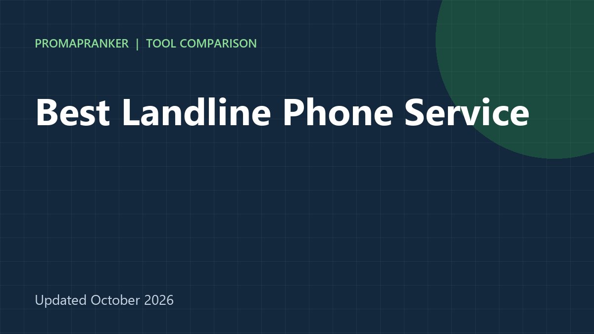 Best Landline Phone Service in 2026: 7 Providers Compared