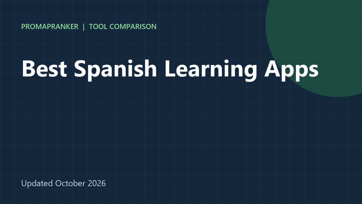 Best Spanish Learning Apps in 2026: 8 Apps Compared