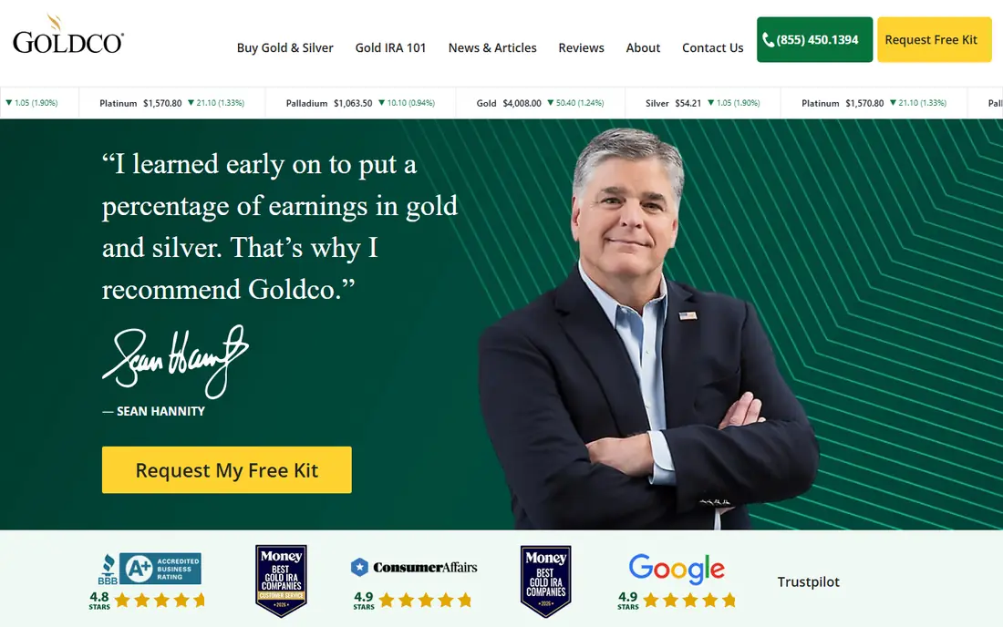 Goldco website