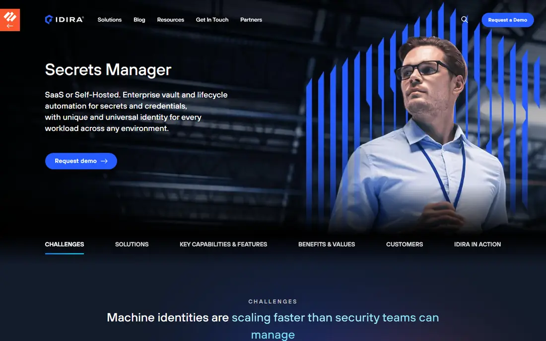 CyberArk Secrets Manager (Palo Alto Networks Idira) website