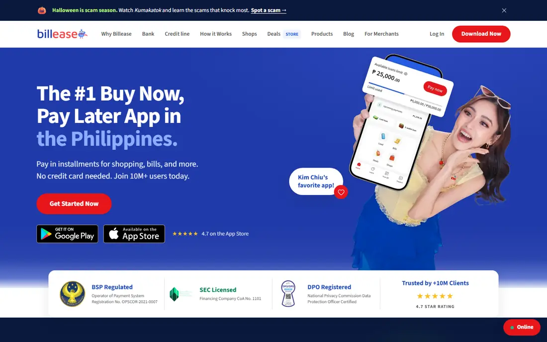 BillEase website