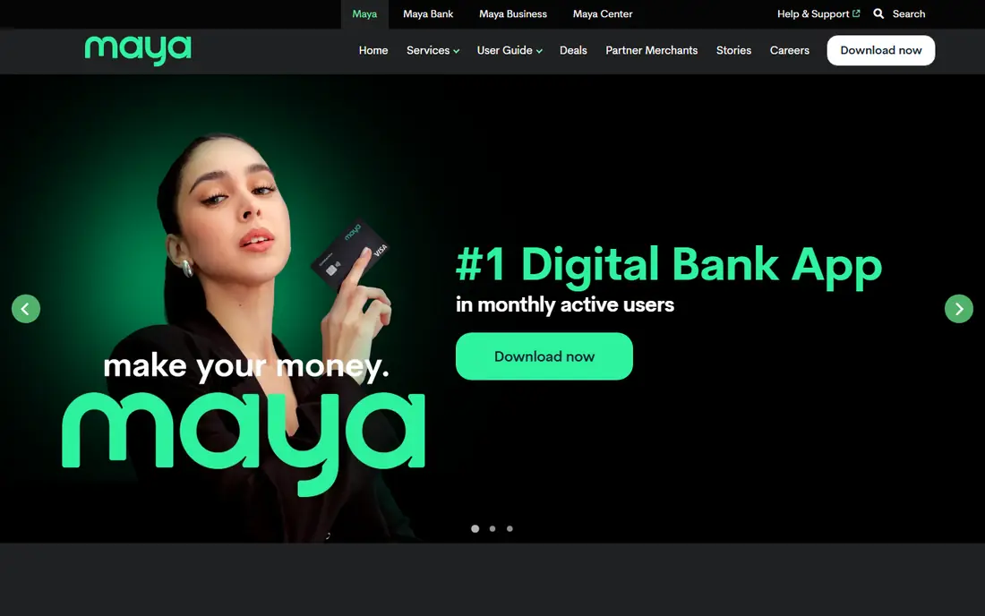 Maya Personal Loan website