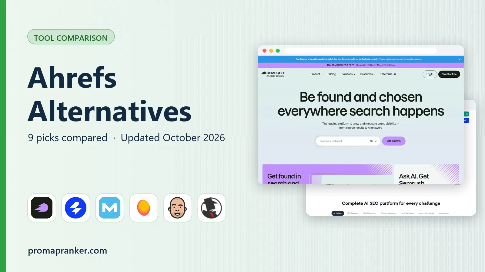 Ahrefs Alternatives in 2026