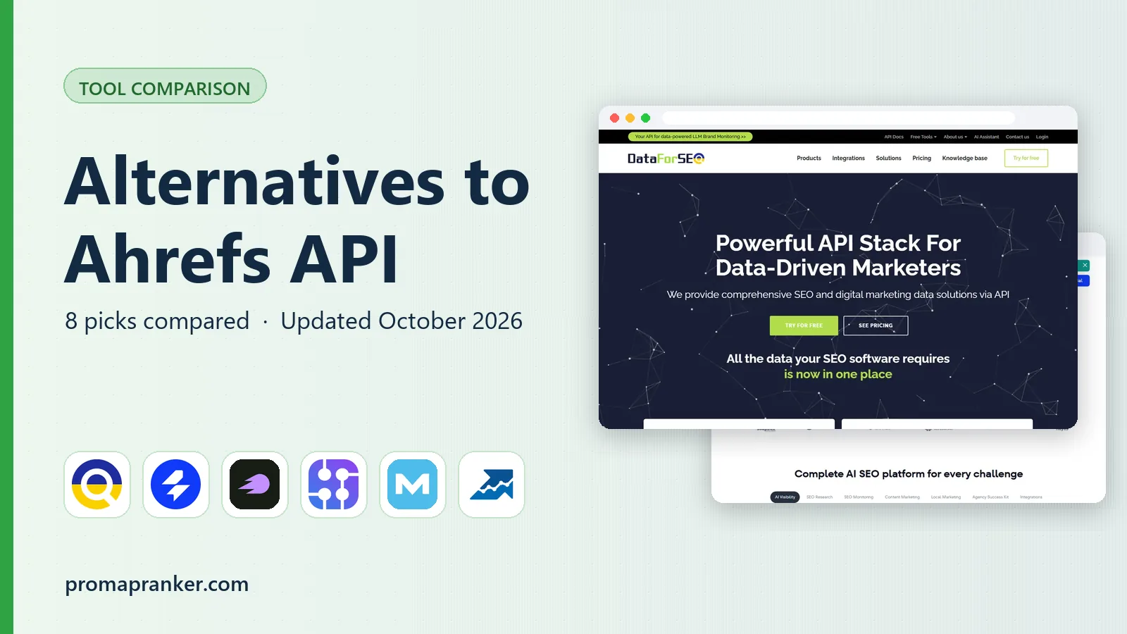 Alternatives to Ahrefs API in 2026