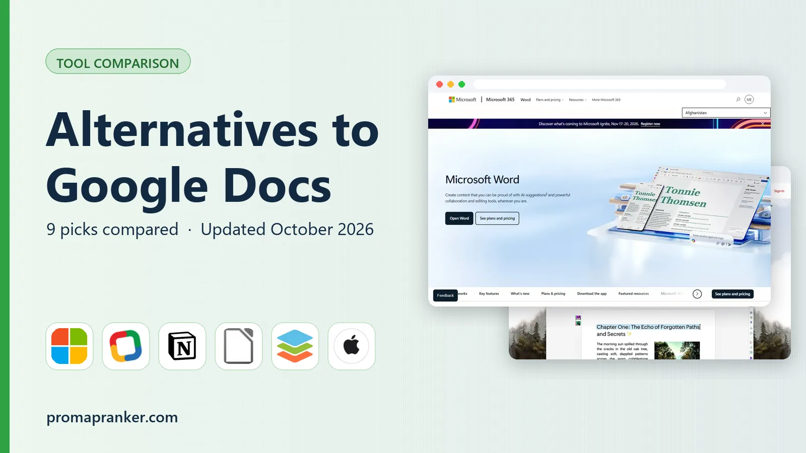 Alternatives to Google Docs in 2026