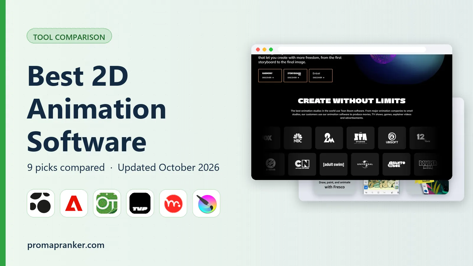 Best 2D Animation Software in 2026