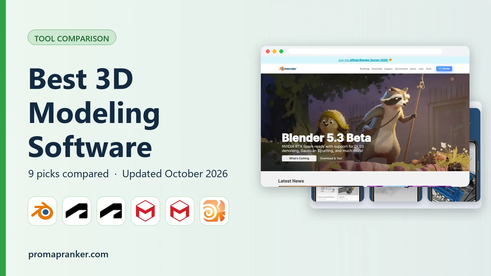Best 3D Modeling Software in 2026