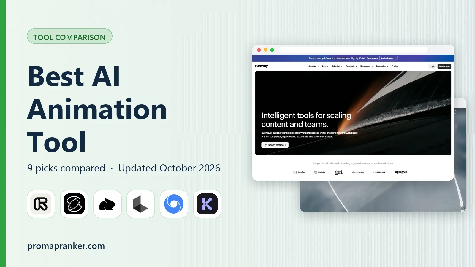 Best AI Animation Tool in 2026