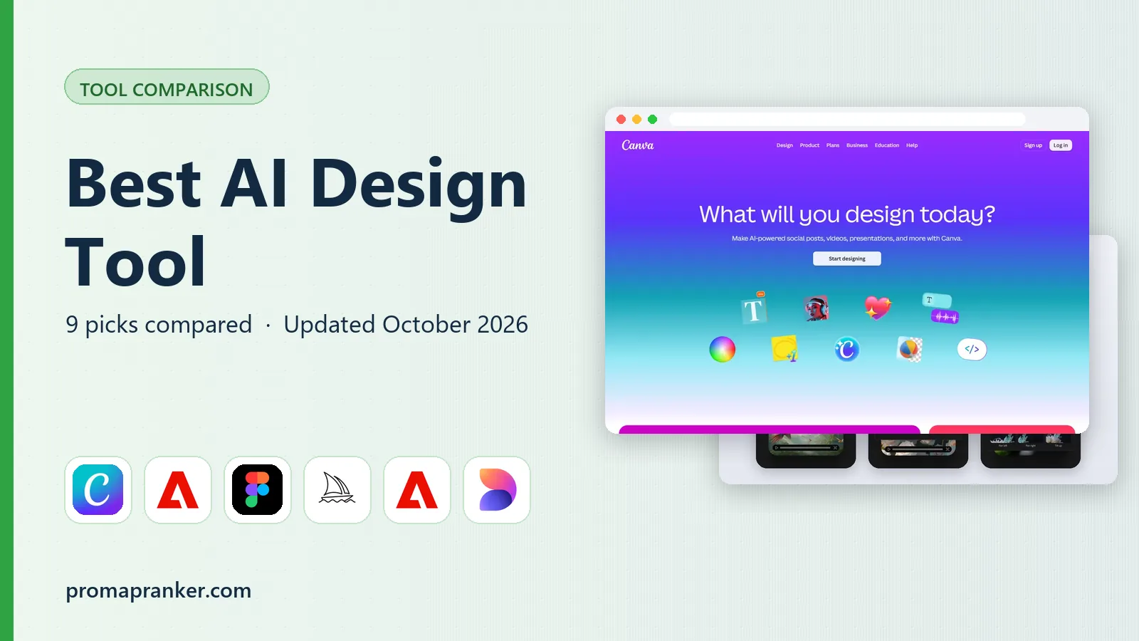 Best AI Design Tool in 2026: 9 Tools Compared