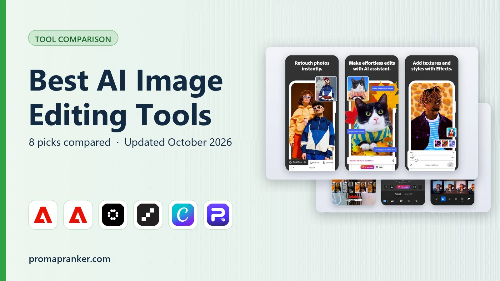 Best AI Image Editing Tools in 2026