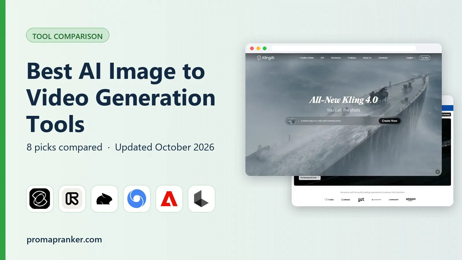 Best AI Image to Video Generation Tools in 2026