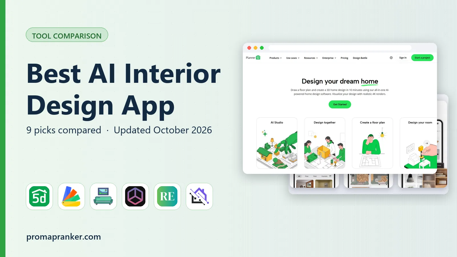 Best AI Interior Design App in 2026