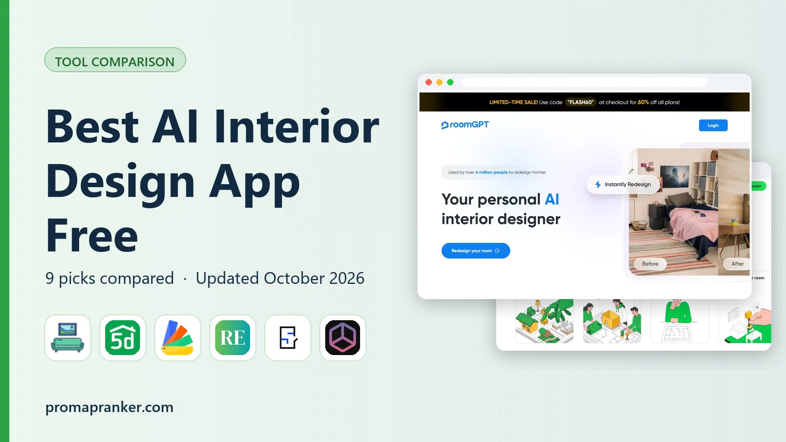 Best AI Interior Design App Free in 2026