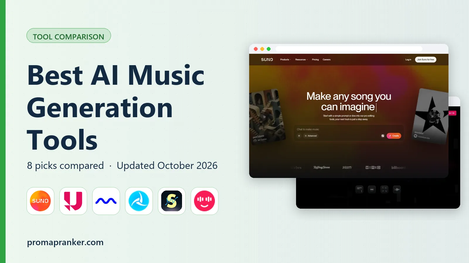 Best AI Music Generation Tools in 2026