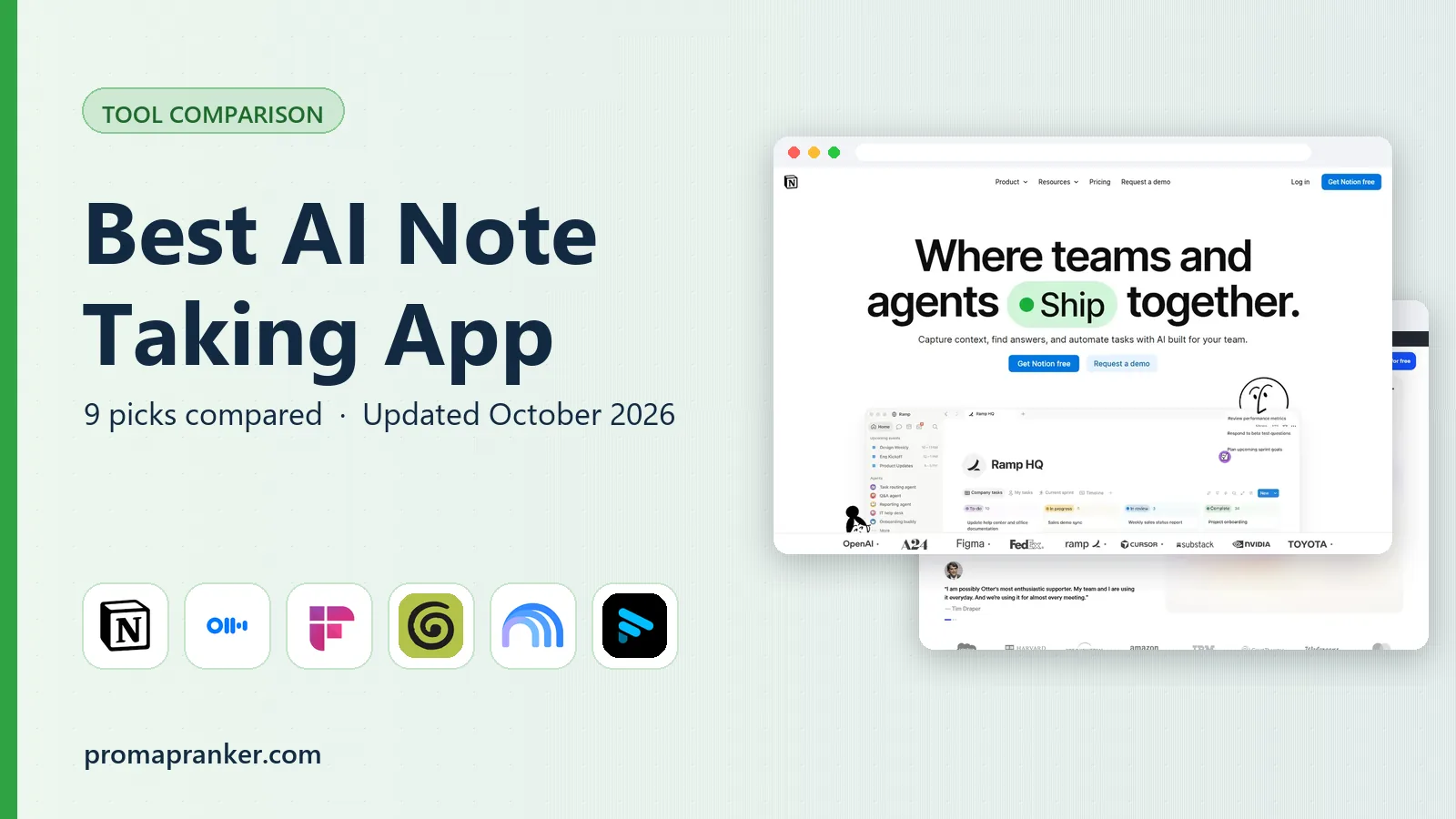 Best AI Note Taking App in 2026