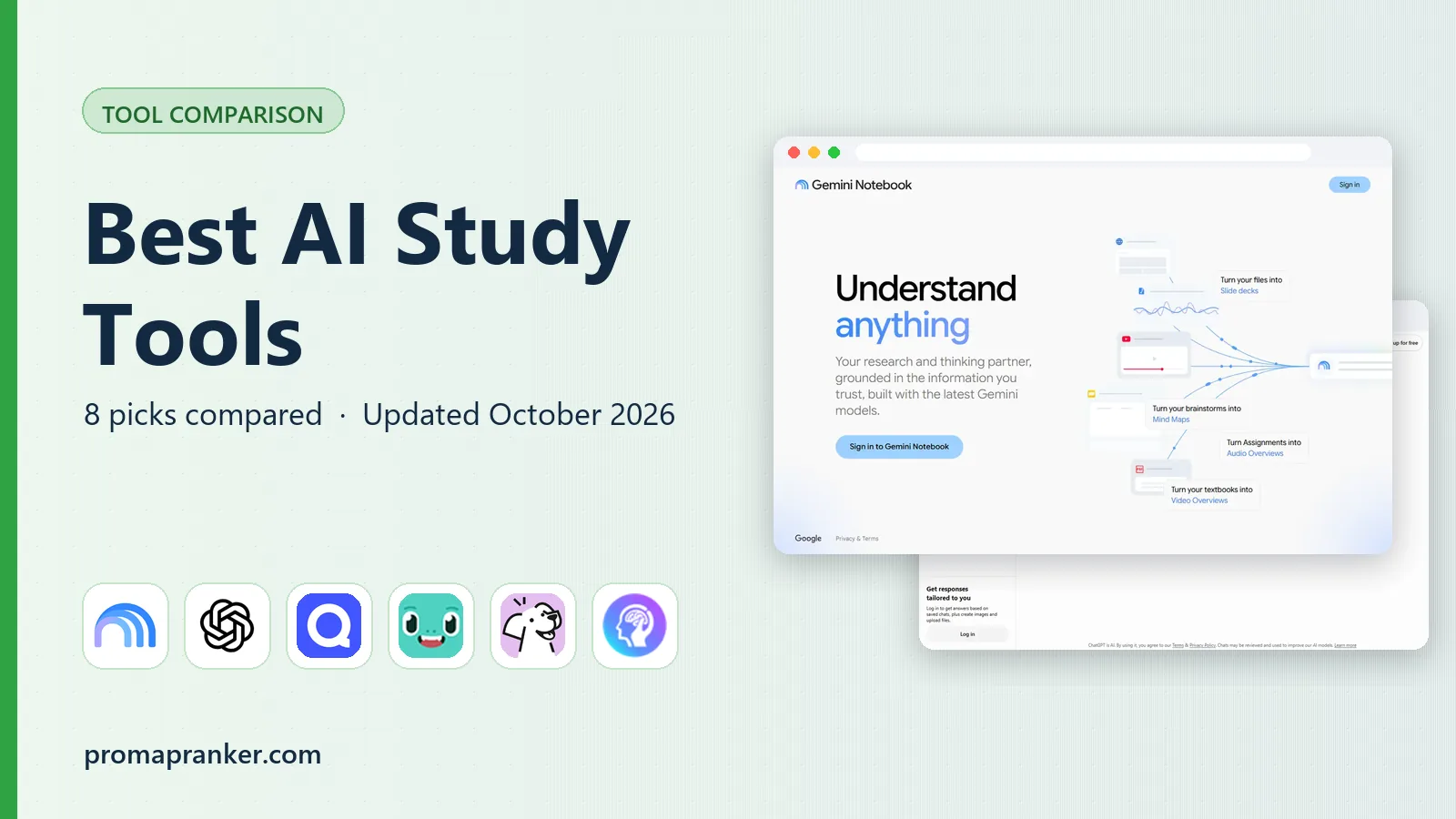 Best AI Study Tools in 2026: 8 Tools Compared