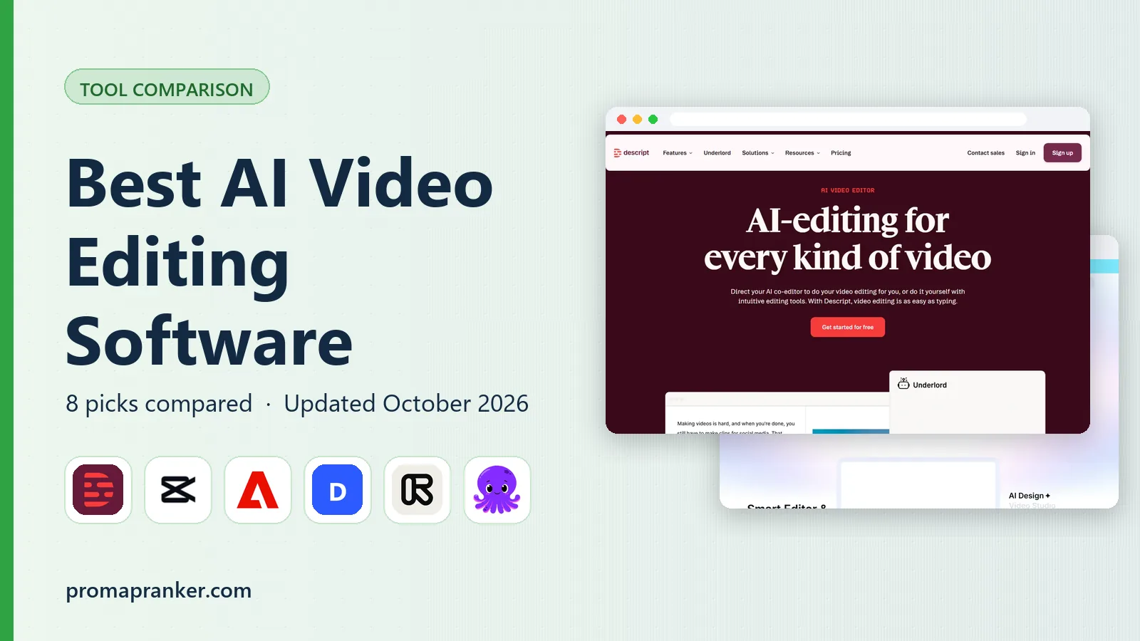 Best AI Video Editing Software in 2026