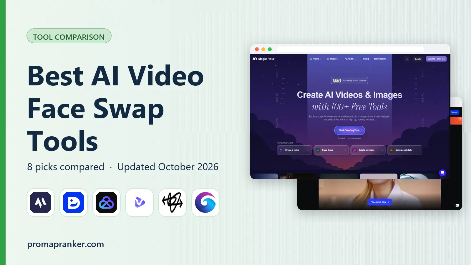 Best AI Video Face Swap Tools in 2026