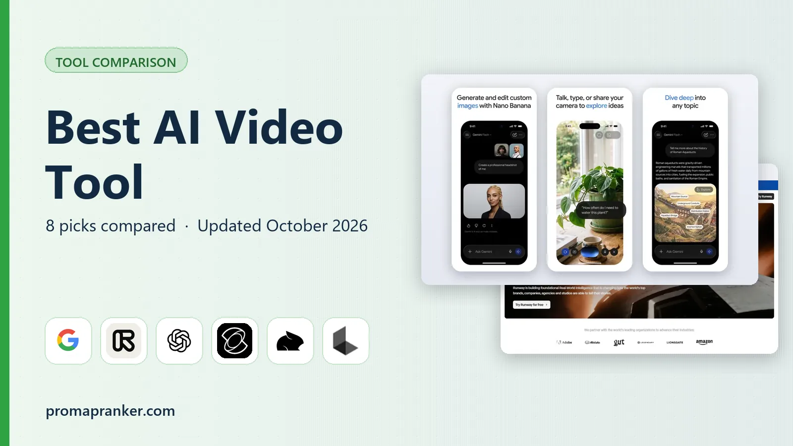 Best AI Video Tool in 2026: 8 Tools Compared