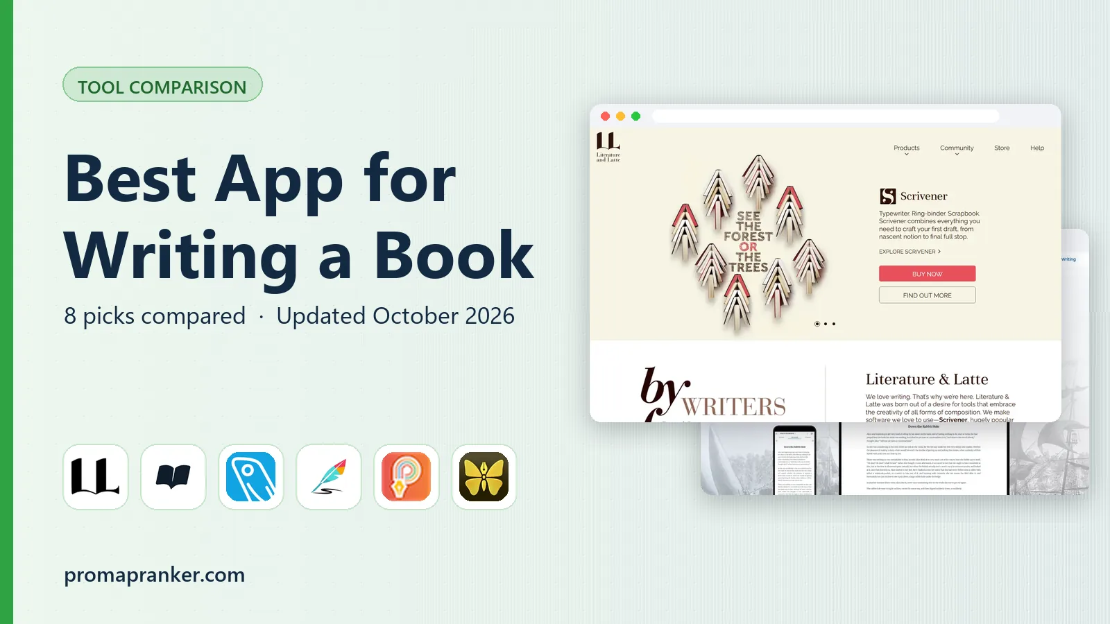 Best App for Writing a Book in 2026