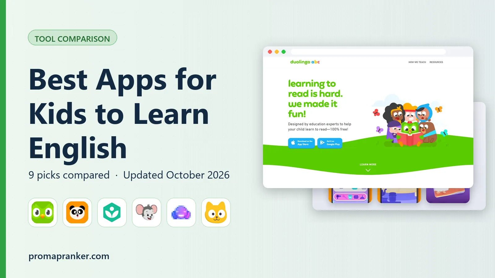 Best Apps for Kids to Learn English in 2026