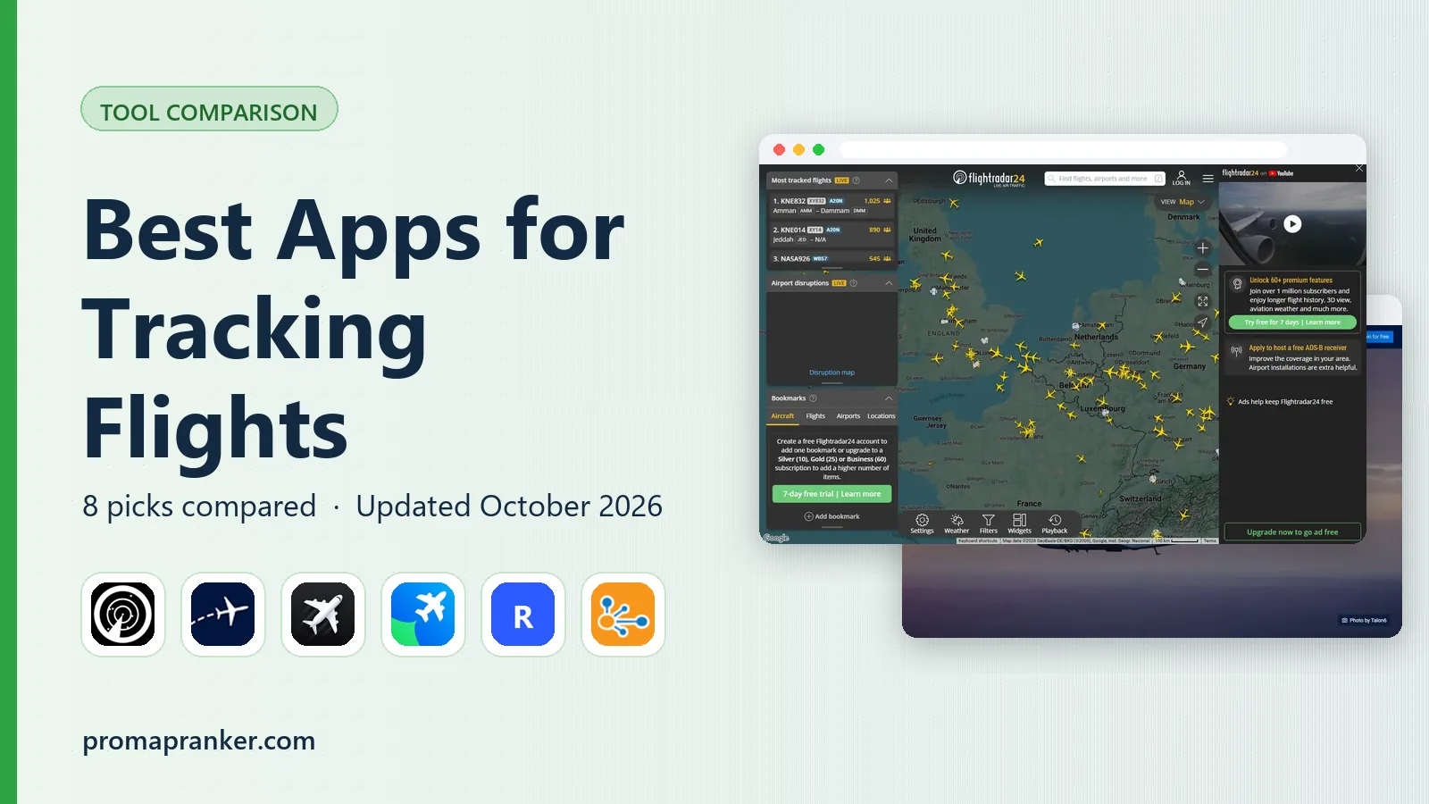 Best Apps for Tracking Flights in 2026