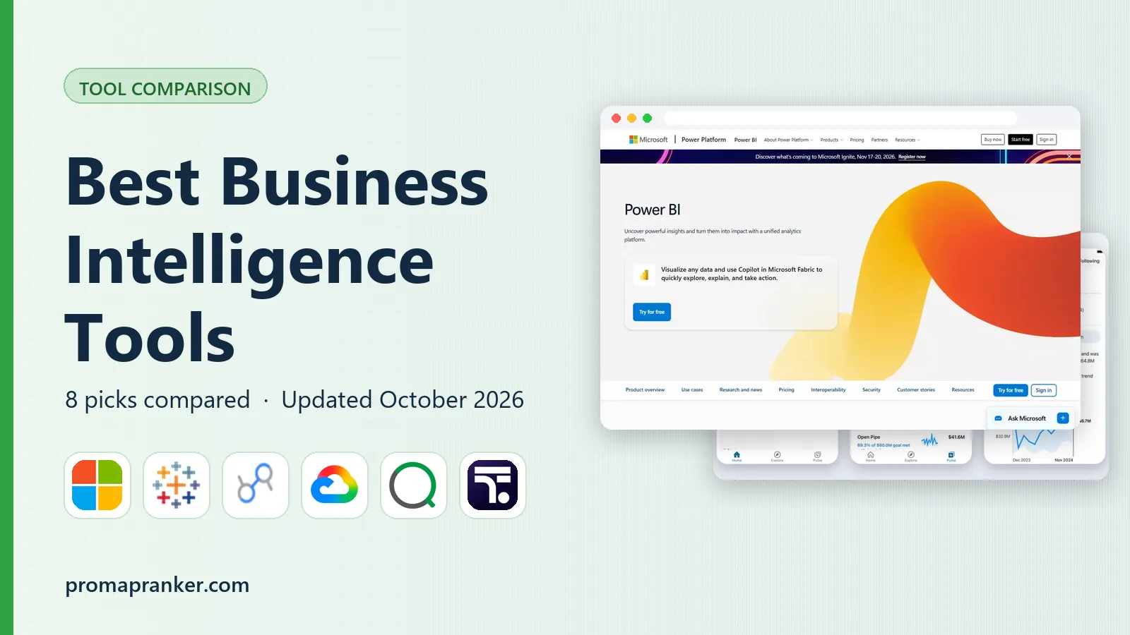Best Business Intelligence Tools in 2026