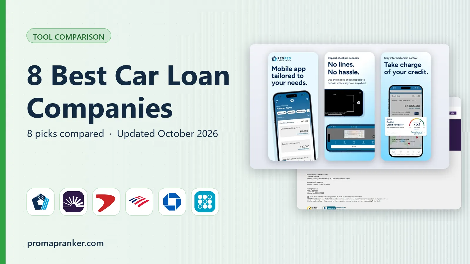 8 Best Car Loan Companies for 2026