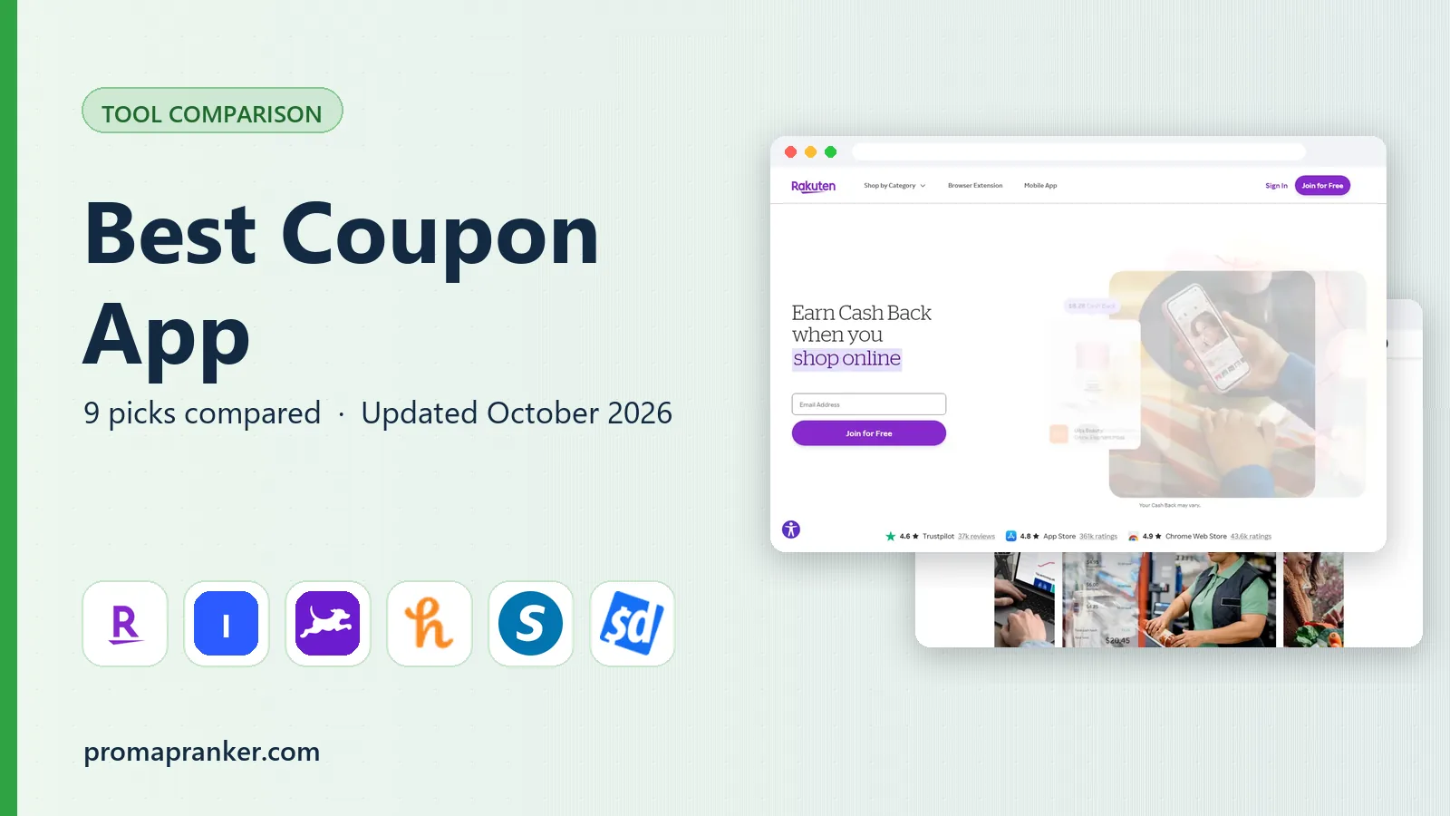 Best Coupon App in 2026: 9 Apps Compared