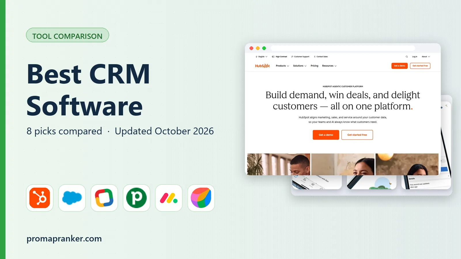 Best CRM Software in 2026: 8 Tools Compared