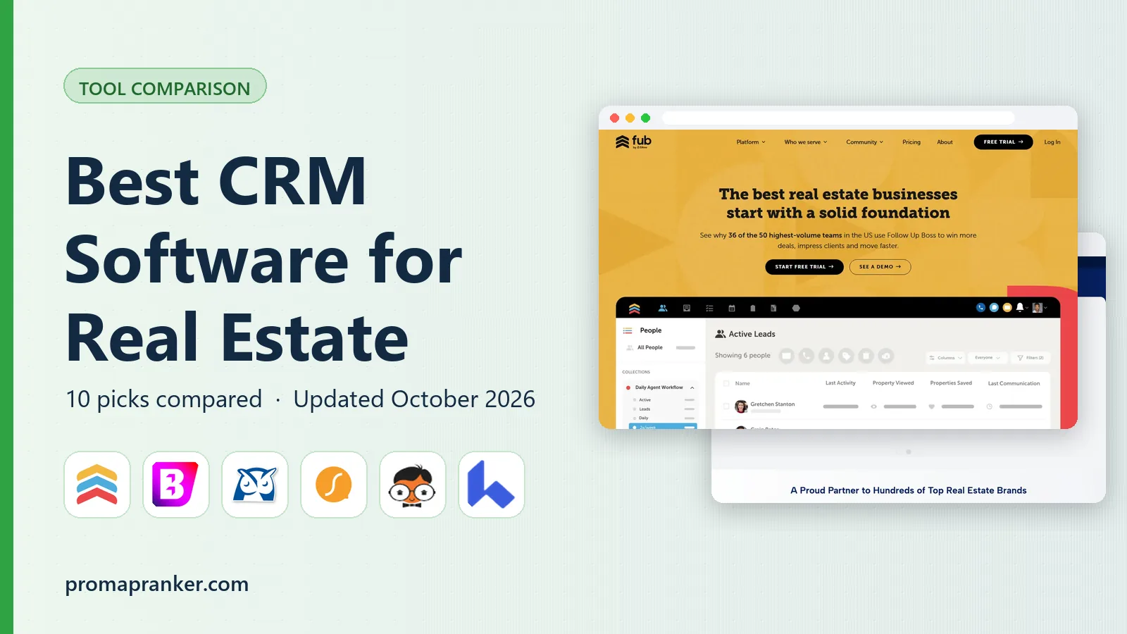 Best CRM Software for Real Estate in 2026