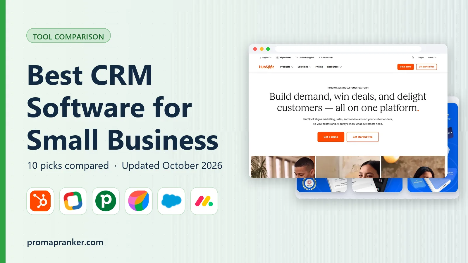 Best CRM Software for Small Business in 2026