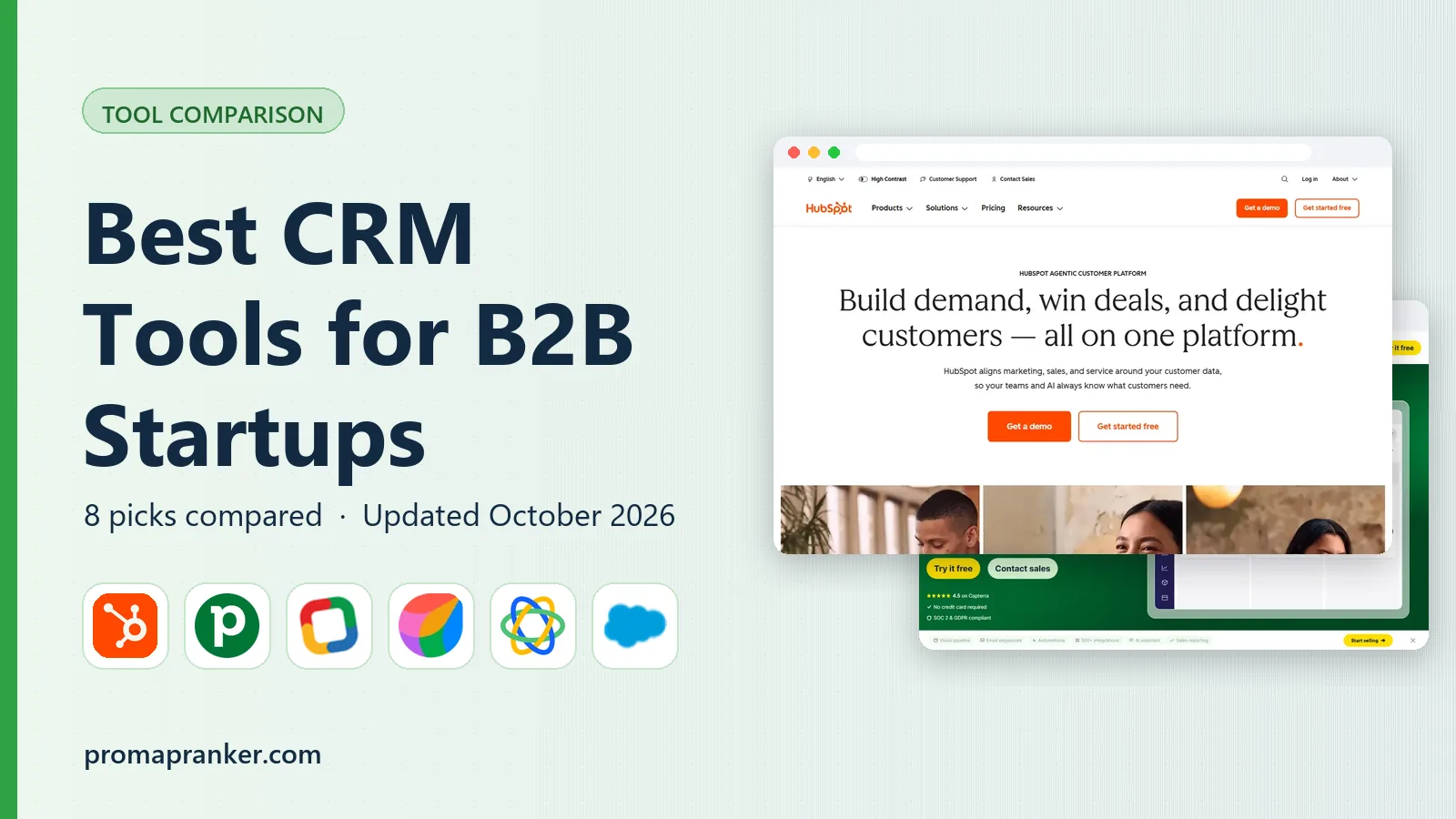 Best CRM Tools for B2B Startups in 2026
