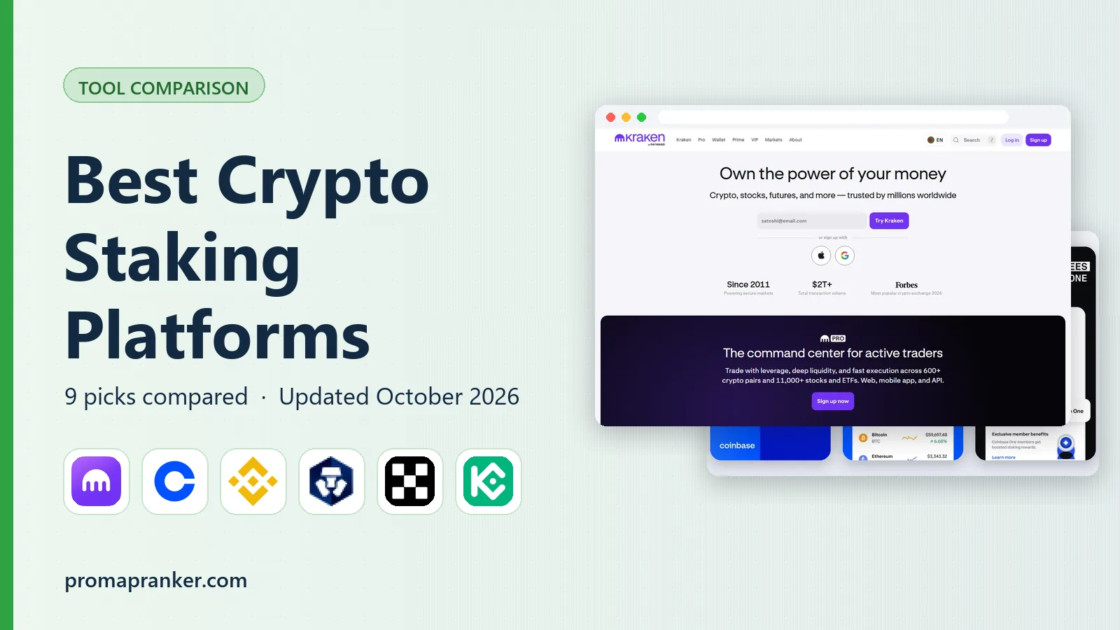 Best Crypto Staking Platforms in 2026