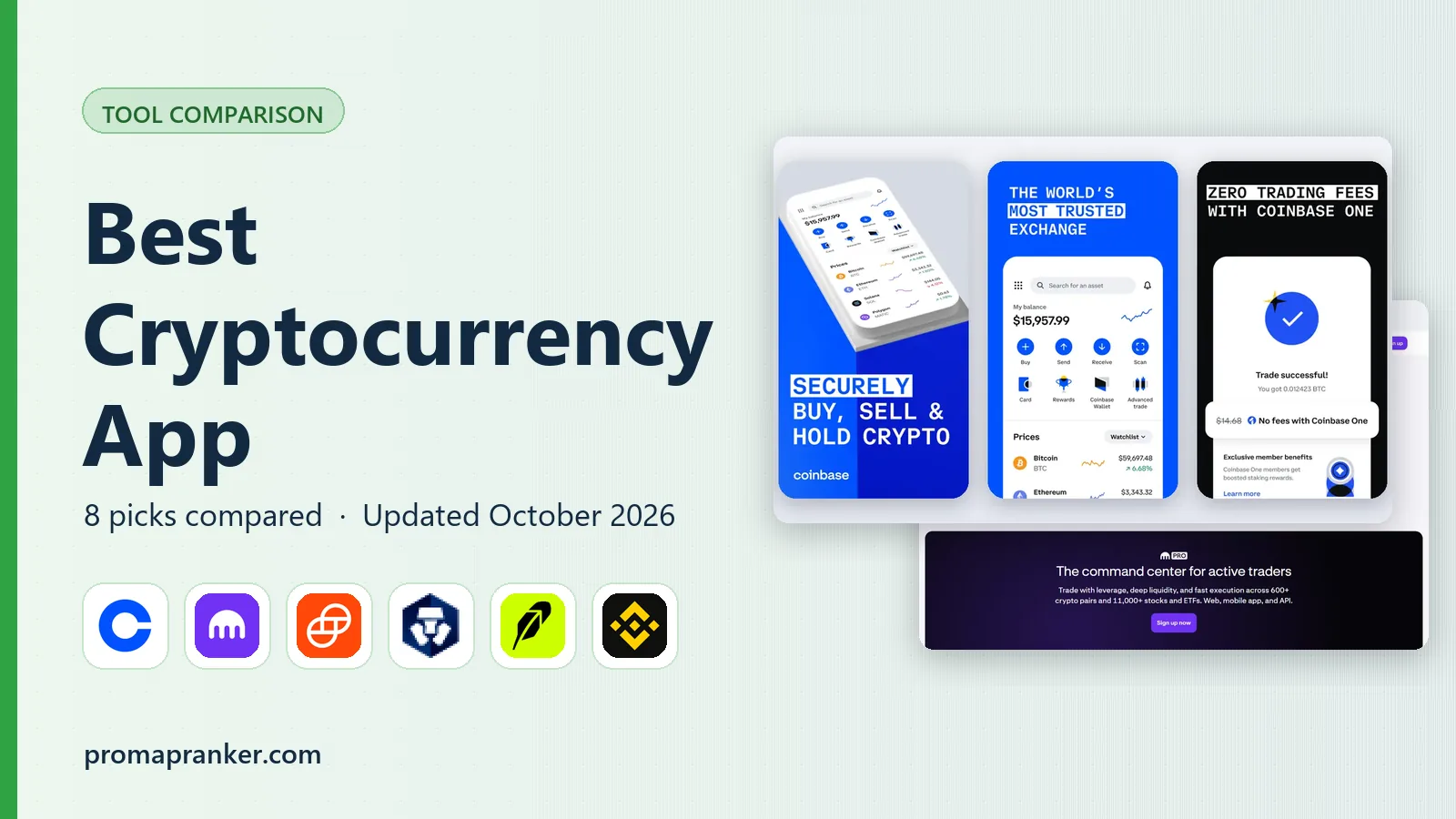Best Cryptocurrency App in 2026