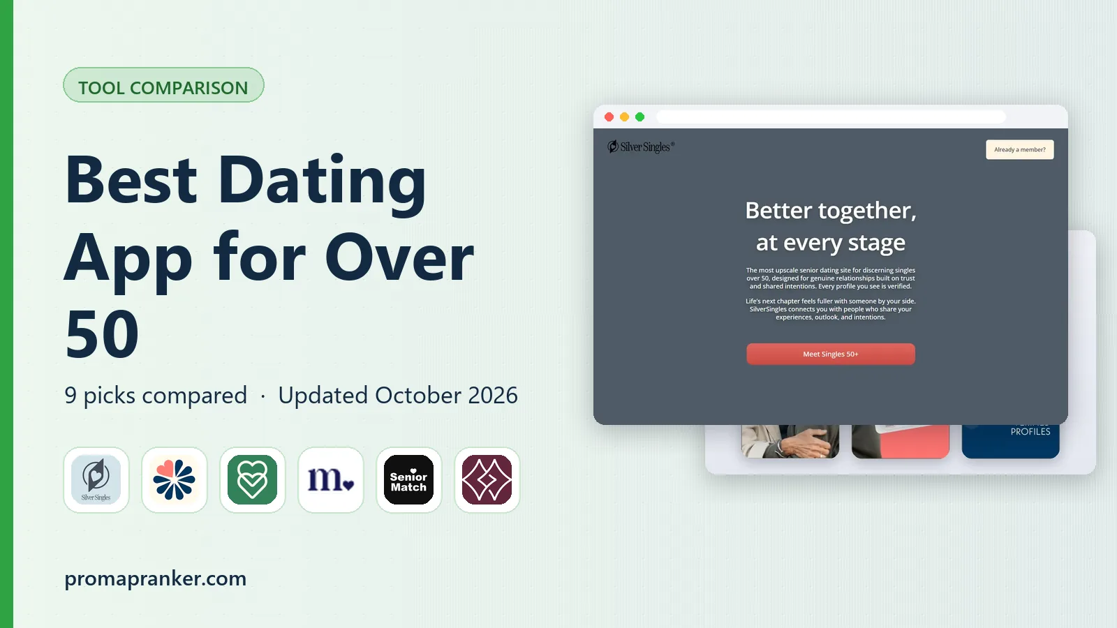 Best Dating App for Over 50 in 2026