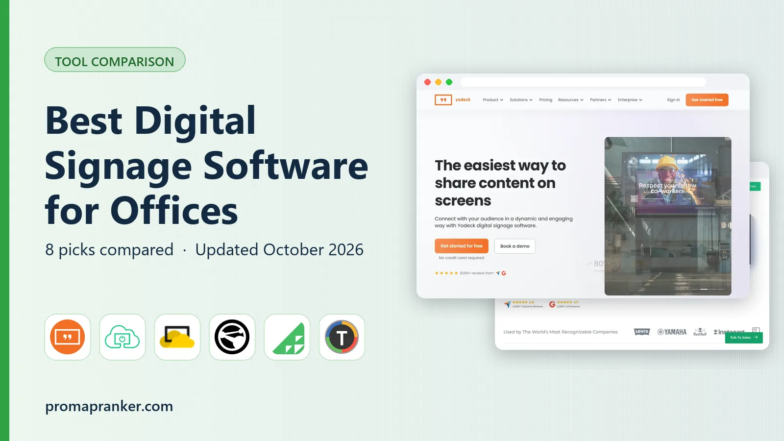 Best Digital Signage Software for Offices in 2026