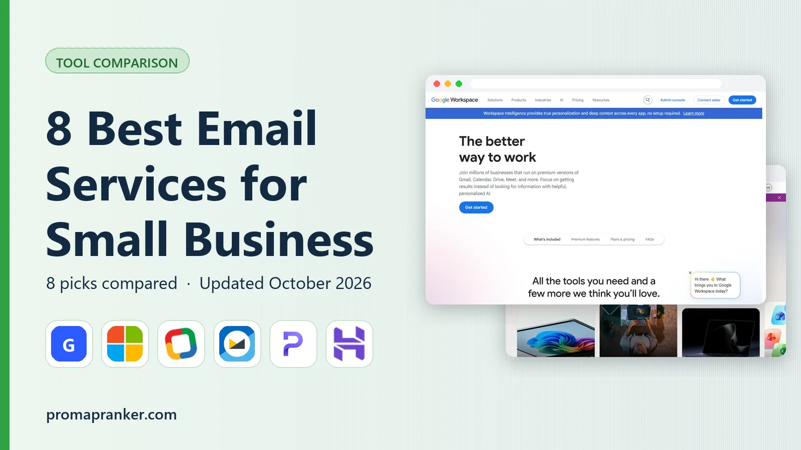 8 Best Email Services for Small Business in 2026
