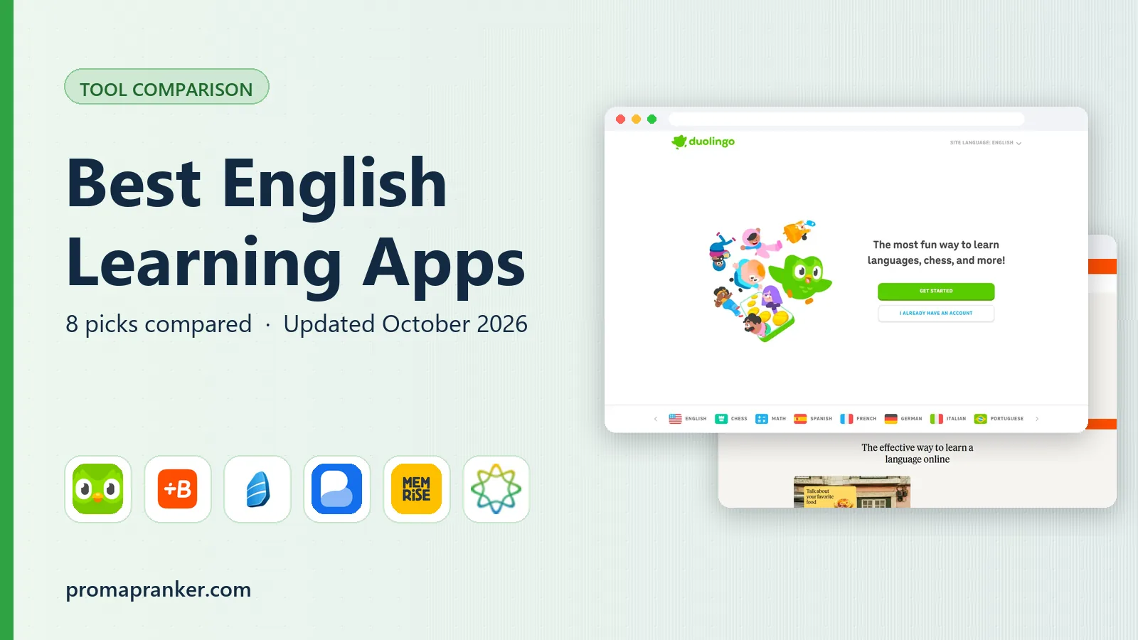 Best English Learning Apps in 2026