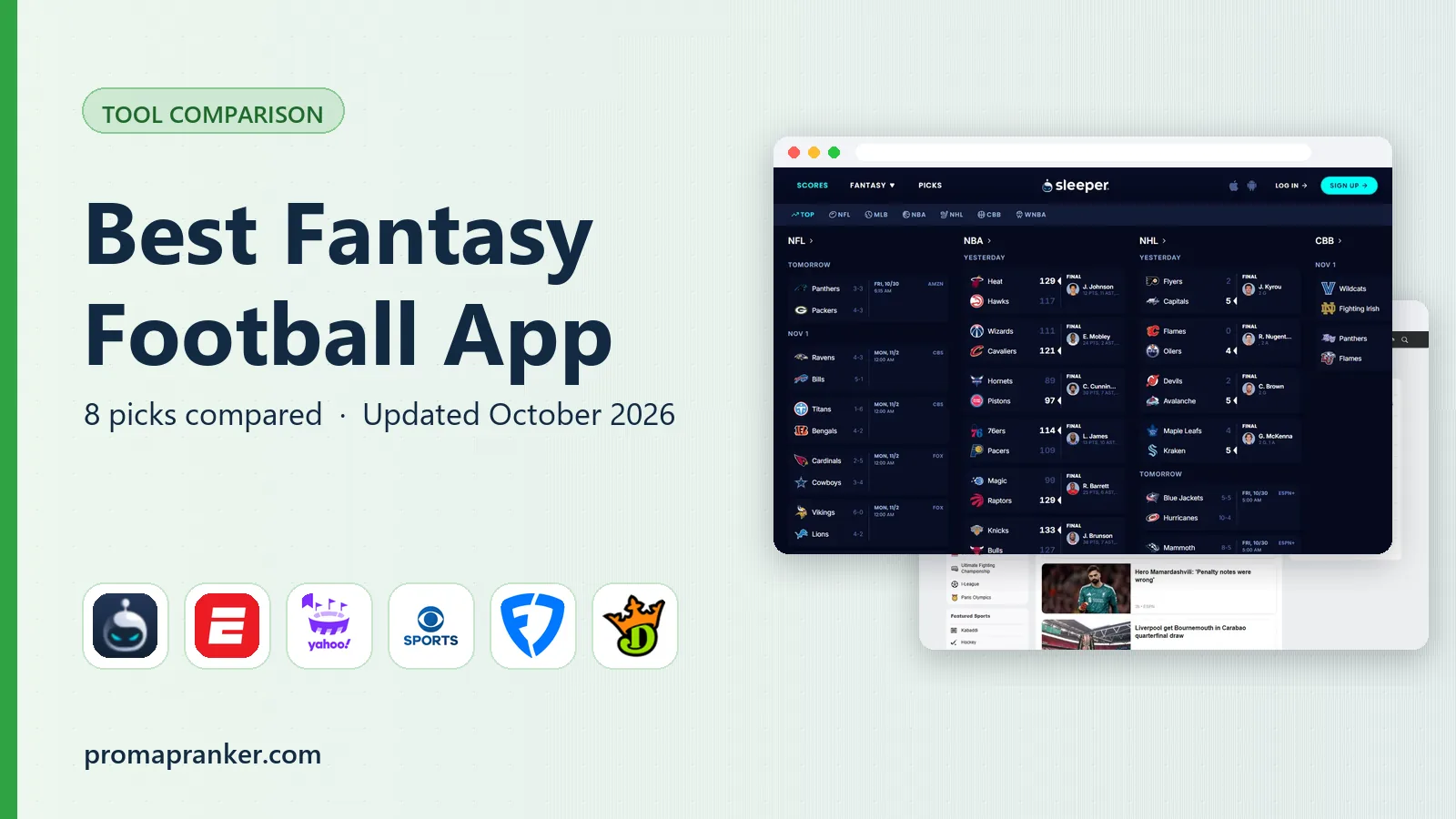 Best Fantasy Football App in 2026
