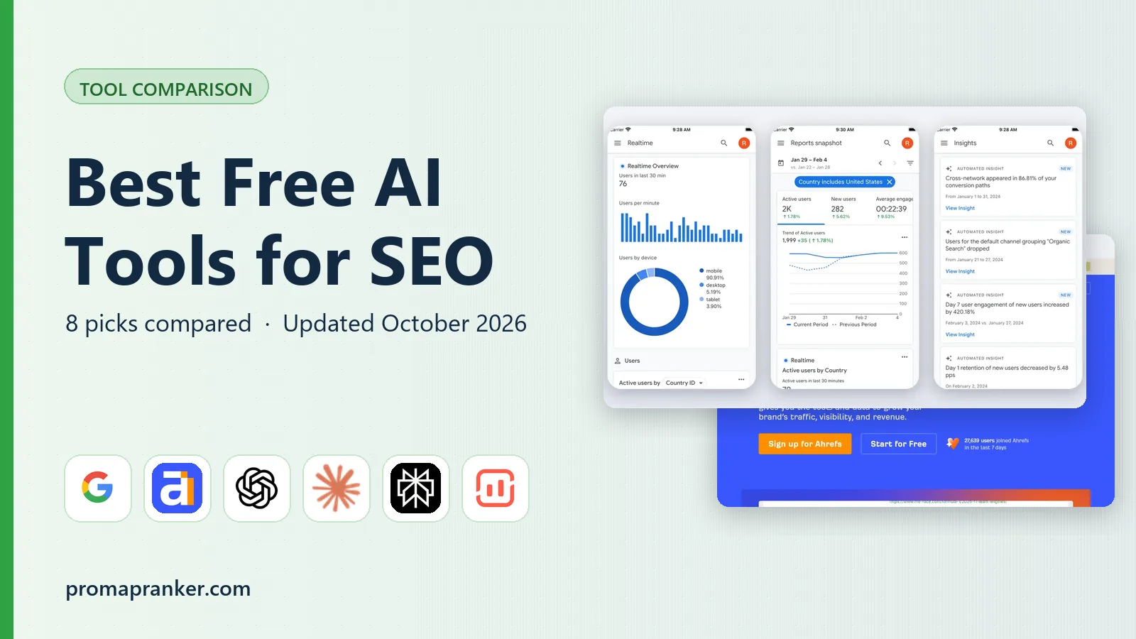 Best Free AI Tools for SEO in 2026