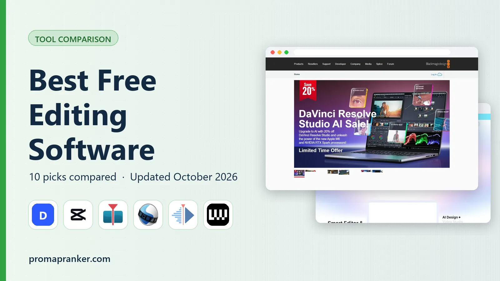 Best Free Editing Software in 2026