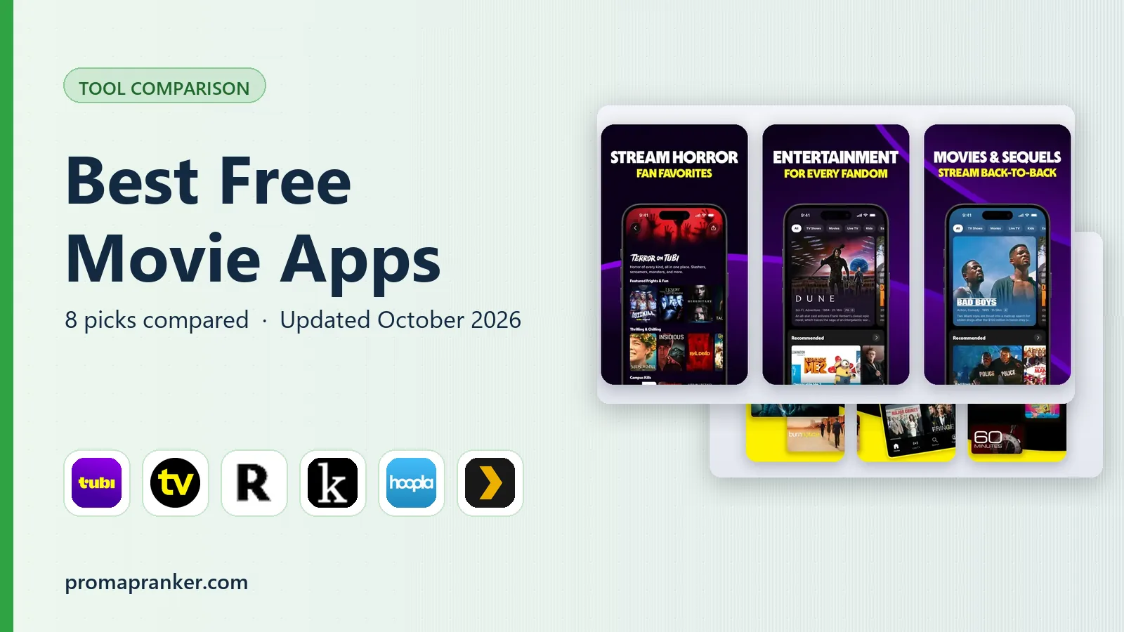 Best Free Movie Apps in 2026: 8 Apps Compared
