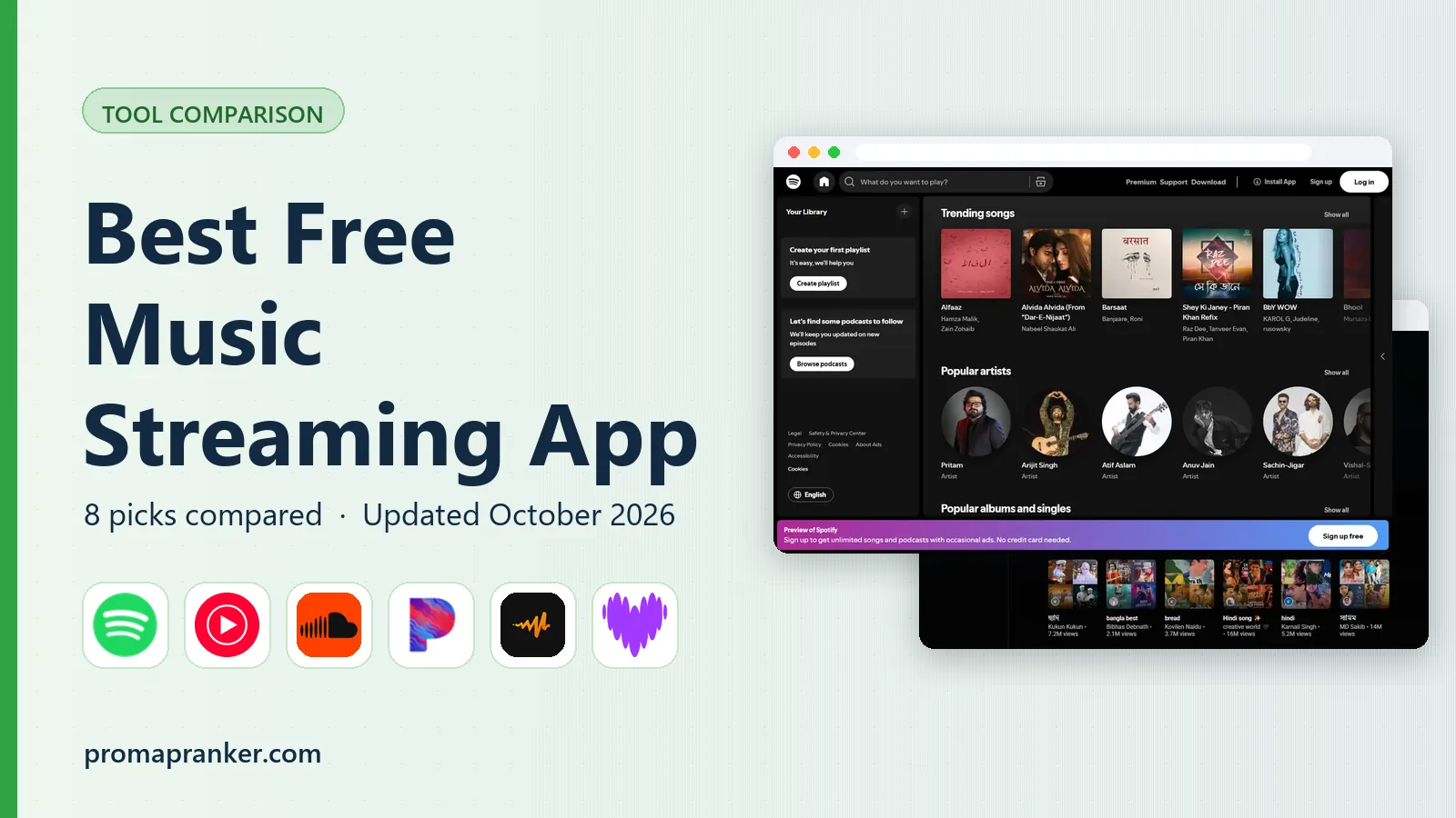 Best Free Music Streaming App in 2026