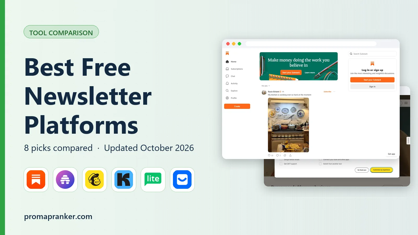 Best Free Newsletter Platforms in 2026
