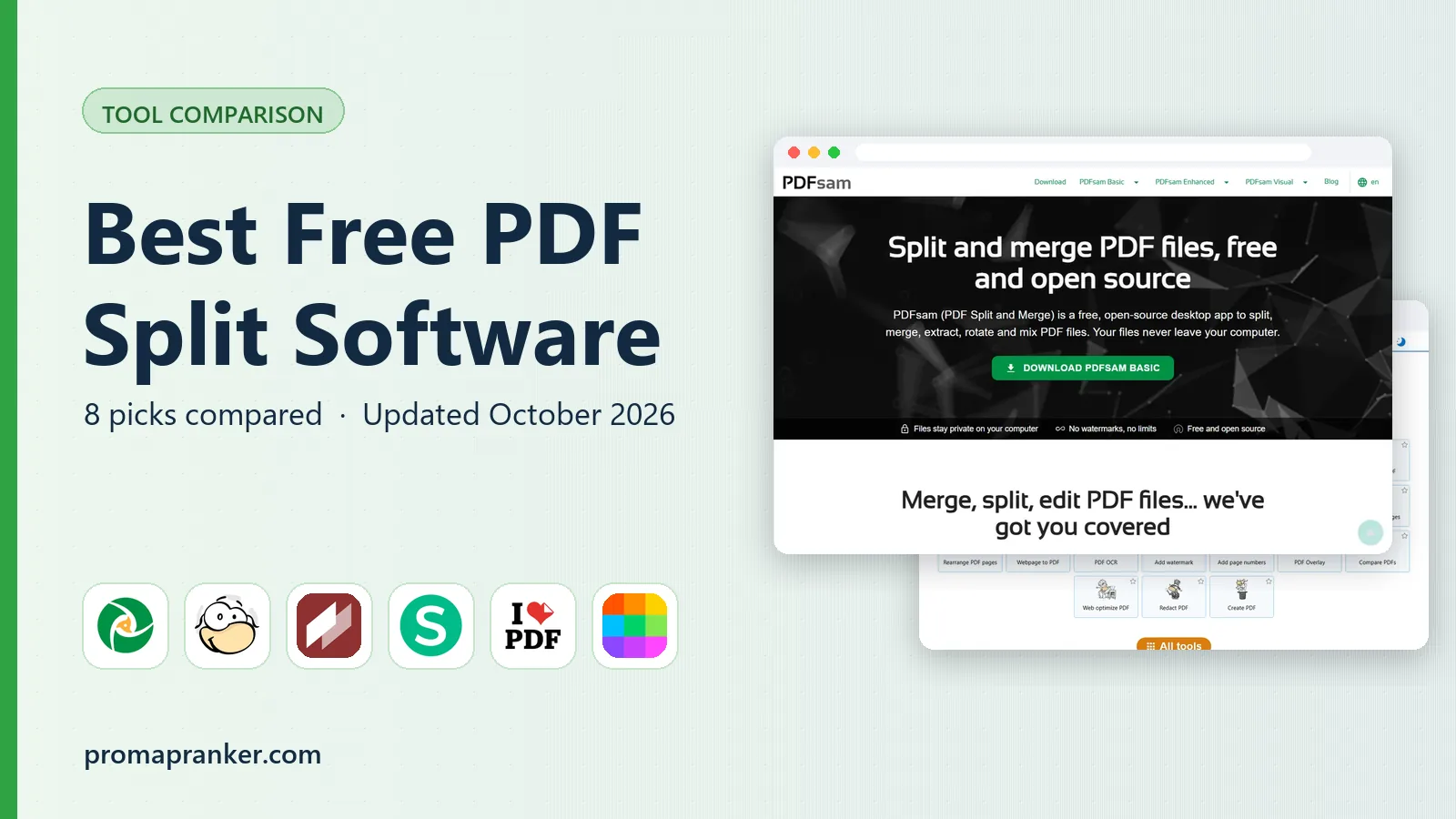 Best Free PDF Split Software in 2026