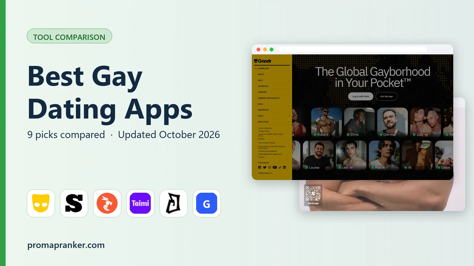 Best Gay Dating Apps in 2026: 9 Apps Compared