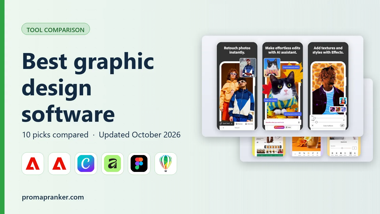 Best graphic design software in 2026