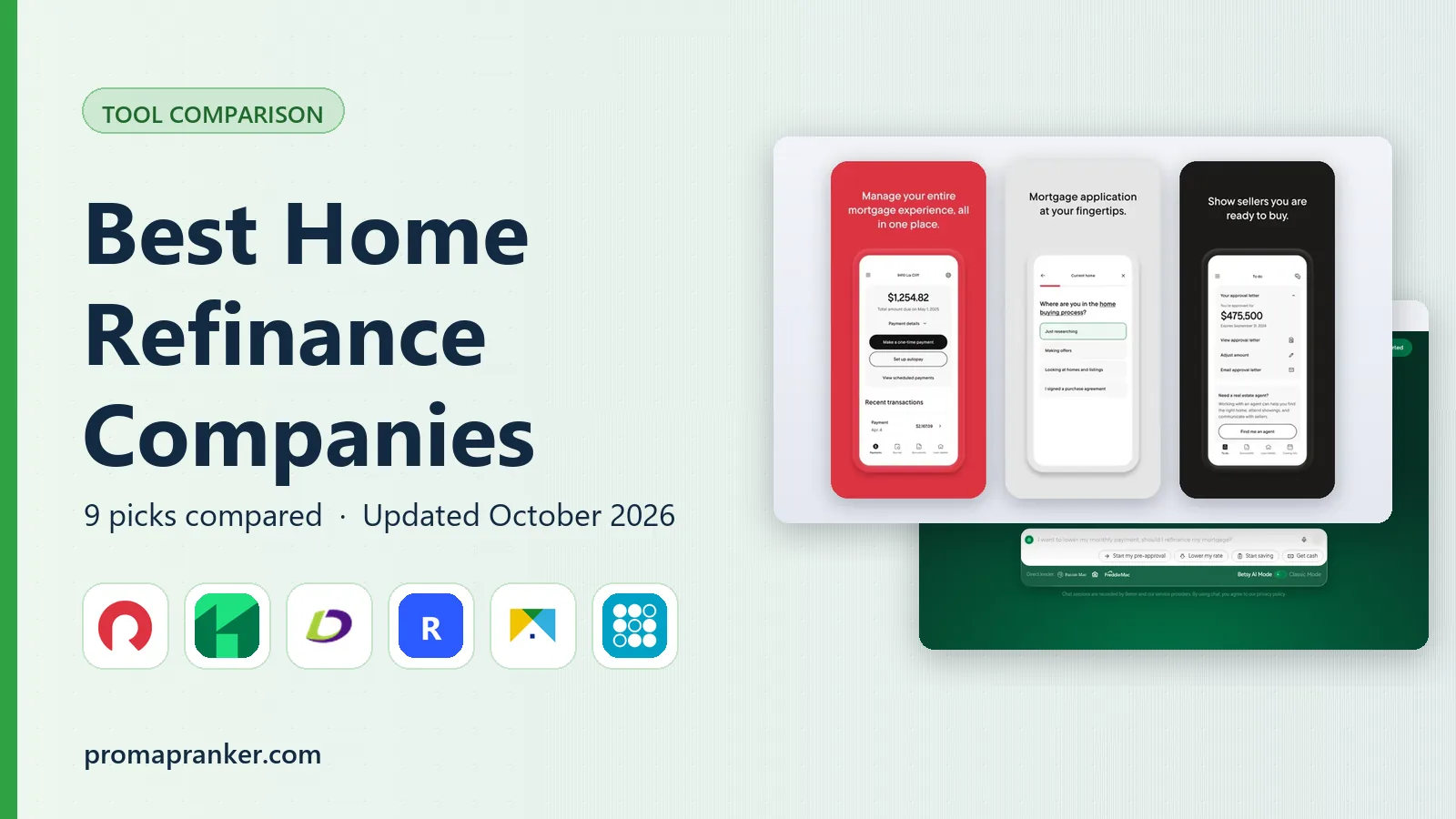Best Home Refinance Companies in 2026